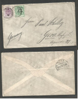 SOUTH AFRICA. 1902 (Dec 1) VRI - ORC. Bethelem - Germany, Gera (29 Dec) Fkd Envelope Missed Issues Legal Period. Fine. - Other & Unclassified