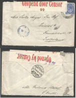 SOUTH AFRICA. 1916. Ludemhbucht - Switzerland, Zurich (14 Sept) Fkd WWI POW Red Cross Censored Mail. - Other & Unclassified