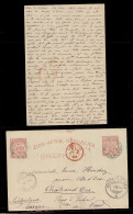 SOUTH AFRICA. 1892 (13 June). ZAR. Chin - Switzerland, Chatean D'oex (7 July). Via Pietersburg - London (6 July). 1d Red - Altri & Non Classificati