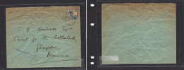SURINAME. Suriname Cover  C.1910 Paramaribo To Demerara British Consular Fkd Env. Easy Deal. - Surinam