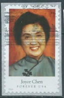 VERINIGTE STAATEN ETATS UNIS USA 2014 CELEBRITY CHEFS: JOYCE CHEN F USED ON PAPER SN 4924 MI 5110 YT 4744 SN 5541 - 2011-...