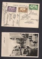 SYRIA. 1933 (19 Aug) Damas - Switzerland, Osego. Multifkd Ppc. - Siria