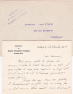 1941 Griffe " LÉGION D'AQUITAINE JEUNESSE DE FRANCE " Sur Lettre De Bordeaux Gironde - Institut Formation Instituteurs - 1939-45