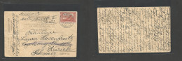 SYRIA. 1917 (11 Sept) Feldpost Mail. Aleppo - Switzerland, Zurich. Fkd Stampless Card, Cds Strike Condition. Fine WWI It - Syrie