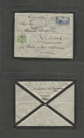 SYRIA. 1917 (25 June) Alep - Switzerland, Basel. Via Istambul (6 July) Morning Cover. Multifkd Mixed Issues Censor Envel - Syria