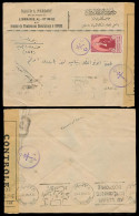 SYRIA. 1942 (22 May). Damas - Beyrouth / Lebanon. Fkd Env / Doble Censored. - Syrie