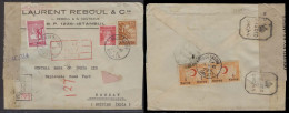 TURKEY. 1943 (6 Dec). Yolcu Salonu - India. Reg Multifkd Env. British Censored. VF Usage. - Autres & Non Classés