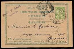 TURKEY. 1901. Salonique - Italy. Early P Card Fkd Fontaine Hamidie. VF. - Autres & Non Classés