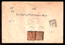 TURKEY. 1874. Cover With Its Contents From BRUSSA To DERALIYE Franked With 20pa And 1pi Of 1868 Duloz Type Postage Dues  - Autres & Non Classés