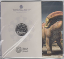 Great Britain UK 2024 50p Coin,Dinosaurs Diplodocus Bunc Coin - 50 Pence