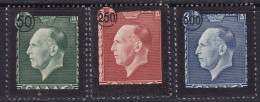 Greece 1947 Sc 498-500  Set MH* - Nuovi