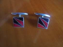 Vintage - Paire De Boutons De Manchette - Cuff Links & Studs