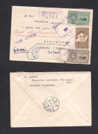 VENEZUELA. 1950 (4 Mayo) El Recreo - Switzerland, Zofingen (10 May) Registered Air Multifkd Env. - Venezuela