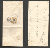 VENEZUELA. 1903. Caracas - Switzerland, Geneve (25 May) Official Mail Reverse Fkd Env. Transited Via Paris. Fine. - Venezuela