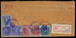 VENEZUELA. 1933. Maracay - USA. Registered Multifkd Env 6 Diff Stamps. Multicolor Usage. V Nice Item. - Venezuela