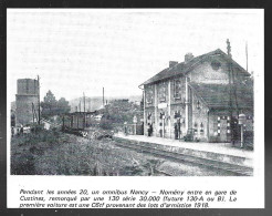 1981  --  ENTREE DE TRAIN EN GARE DE CUSTINES ANNEES 20 . 4A714 - Zonder Classificatie