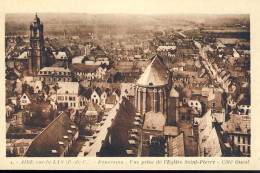 Aire Sur La Lys Panorama Vue Prise De L'eglise Saint Pierre - Aire Sur La Lys