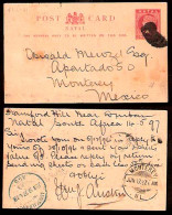SOUTH AFRICA. 1897. NATAL. Durban - Mexico / Monterrey. 1d Stat Card. Via Aguas Calientes. Scarce Dest. - Other & Unclassified