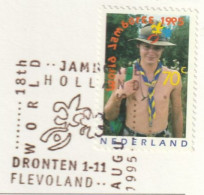 Nederland 1995, 18th World Jamboree, Dronten Flevoland, Holland - Storia Postale