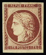 * N°6f 1f Carmin, Réimpression De 1862, Neuf *, TB - 1849-1850 Cérès