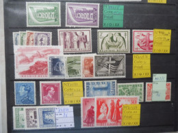 Belgie Belgique En Neuf Xx Mnh Petite Collection En Lot A Saisir Année 50 - Collezioni