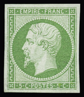 (*) N°12 5c Vert, Neuf Sans Gomme, TB - 1853-1860 Napoléon III