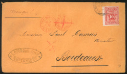 URUGUAY. 1881 (9 July). URUGUAY - FRANCE - ARGENTINA. Montevideo To France. Envelope Franked 10c Vermilion (Sc 41), Tied - Uruguay