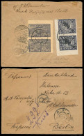 UKRAINE. 1922. Kiev - Germany. Reg Multifkd Env / Imperf Issues. Inflation. - Ukraine