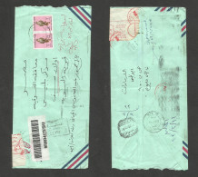 U.A.E.. 1999 (8 Feb) Alain - Arabia (11 Feb) Registered Air Multifkd Env UAE, Found Opened End With The Rare Post Office - Altri & Non Classificati