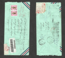 U.A.E.. 1999 (8 Feb) Alain - Arabia (11 Feb) Registered Air Multifkd Env UAE, Found Opened End With The Rare Post Office - Other & Unclassified