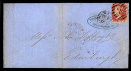 VENEZUELA. 1862. (3 Dec.) Pto. Cabello To Edinburgh/G. Britain. E.L. Forwarded To London, Where Posted With G.B. 1d Red  - Venezuela