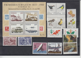 Norway 1980 - Full Year MNH ** - Ganze Jahrgänge