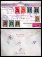 SURINAME. 1929. Registered. Superb Franking. Lindbergh Flight. - Suriname