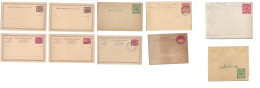 SUDAN. C. 1890/1900s. 10 Diff Early Mint Stationaries, Cards, Envelopes, Wrapper, Incl 2 Pre Cancelled (specimen) One Do - Soudan (1954-...)