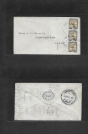 SUDAN. 1938 (15 Apr) Barakat - Leeds, UK. Multifkd Comercial Envelope, Via Khartoum "The Sudan Plantations Syndicate / B - Soedan (1954-...)