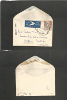 SUDAN. 1959 (2 April) Khartoum - Italy, Napoli. 2nd Class Single Unsealed Air Smaill Envelope, Bilingual Cachet. 15 Mns  - Soedan (1954-...)