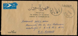 SUDAN. 1968. Khartoum - Romania. Official Mail / Prepaid Airmail Env With Arrival (7 Nov 68). Pmk Postage / PAID. - Sudan (1954-...)