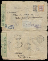 SUDAN. SUDAM. 1940, May 31st. Registered Cover From Khartoum To Egypt Franked By Camel Postman 5m And 2pi Tied By Oval D - Soedan (1954-...)