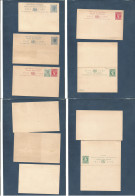 STRAITS SETTLEMENTS SINGAPORE. C. 1890 - 00s. 5 Diff. QV Mint Stationaries. VF Condition. Opportunity. - Singapour (1959-...)