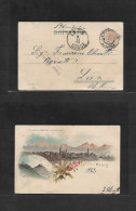 SLOVENIA. 1901 (9 Nov) Krano, Kranj - Lesce. Fkd Card Austria Postal Adm., Bilingual Cachet. - Slovénie