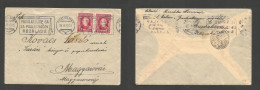 SLOVAKIA. 1940 (25 April) Bratislava - Hungary, Maguarovga. Multifkd Env, Slogan Cachet. Unsealed With Country. Interest - Autres & Non Classés