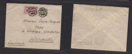 Silesia. 1921 (16 Dec) Oppeln - France, Marseille (19 Dec) Multifkd Env. - Schlesien