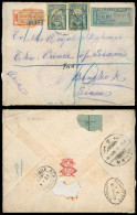 SIAM. 1903 (1 Oct). Royal Mail. Colombia / Barranquilla - Siam / The Prince Of Siam. Via NY - London - BKK. Arrival Cds. - Siam