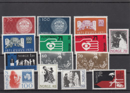 Norway 1971 - Full Year MNH ** - Années Complètes