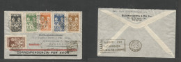 URUGUAY. 1935 (1 June) Montevideo - Germany, Hamburg. Air Multifkd Env Via French Air France - Paris (9 June) Presidente - Uruguay