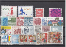 Norway 1975 - Full Year MNH ** - Années Complètes