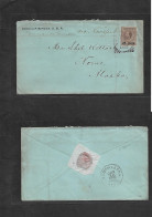 SURINAME. 1902. Paramaribo - Alaska, Nome, Usa (22 June) US Consular Service. Fkd Env, Arrival Cachet. Extraordinary Rar - Suriname