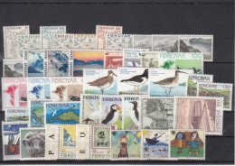 Faroe Islands 1975-1979 - Full Years MNH ** - Färöer Inseln