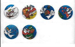 DG30 - SERIE 6 POGS CAPRICE DES DIEUX - Otros & Sin Clasificación