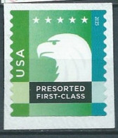 VERINIGTE STAATEN ETATS UNIS USA 2015 SPECTRUM EAGLE GREEN-BLUENISH USED ON PAPER  SN 5016 MI 5196 YT PO113 SN 5623 - Neufs